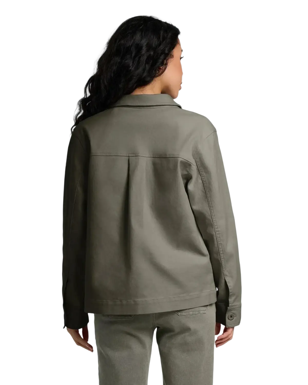 Free Fly Women's Folly Twill Chore Coat, back view