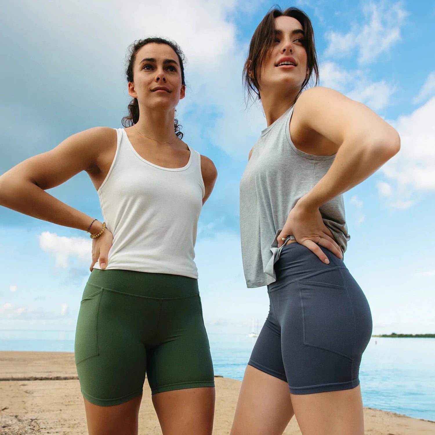 Free Fly Women's All Day 6" Pocket Short, lifestyle view