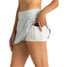 Free Fly Apparel Women's Bamboo-Lined Active Breeze Skort in sky grey, on model inner pocket view