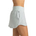 Free Fly Apparel Women's Bamboo-Lined Active Breeze Skort in sky grey, on model side view