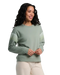 Free Fly Women's Gradient Sleeve Fleece Crew, front view