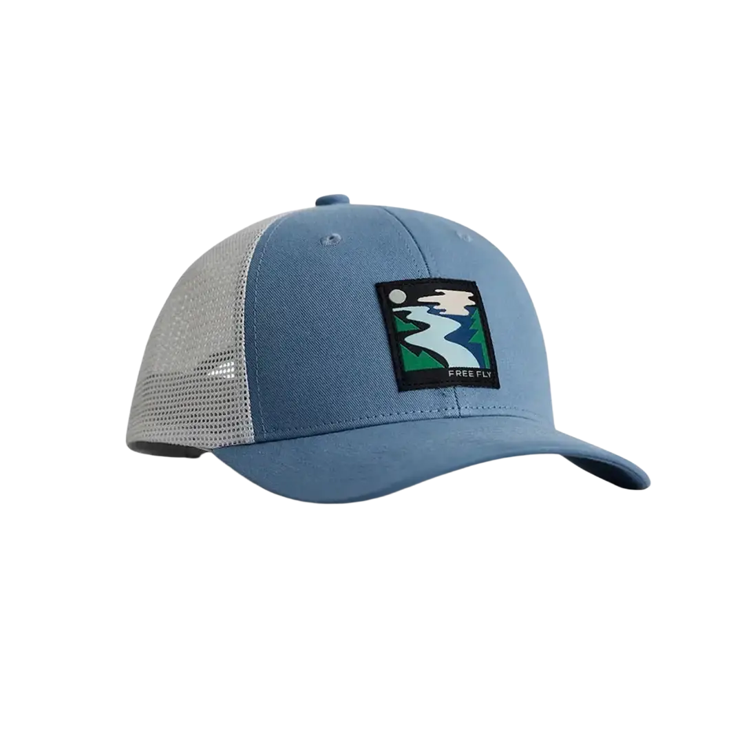 Free Fly Youth Inlet Trucker Hat, front view