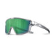 Julbo Kid's Fury Mini shown in the Glossy Grey color option. Angle view.