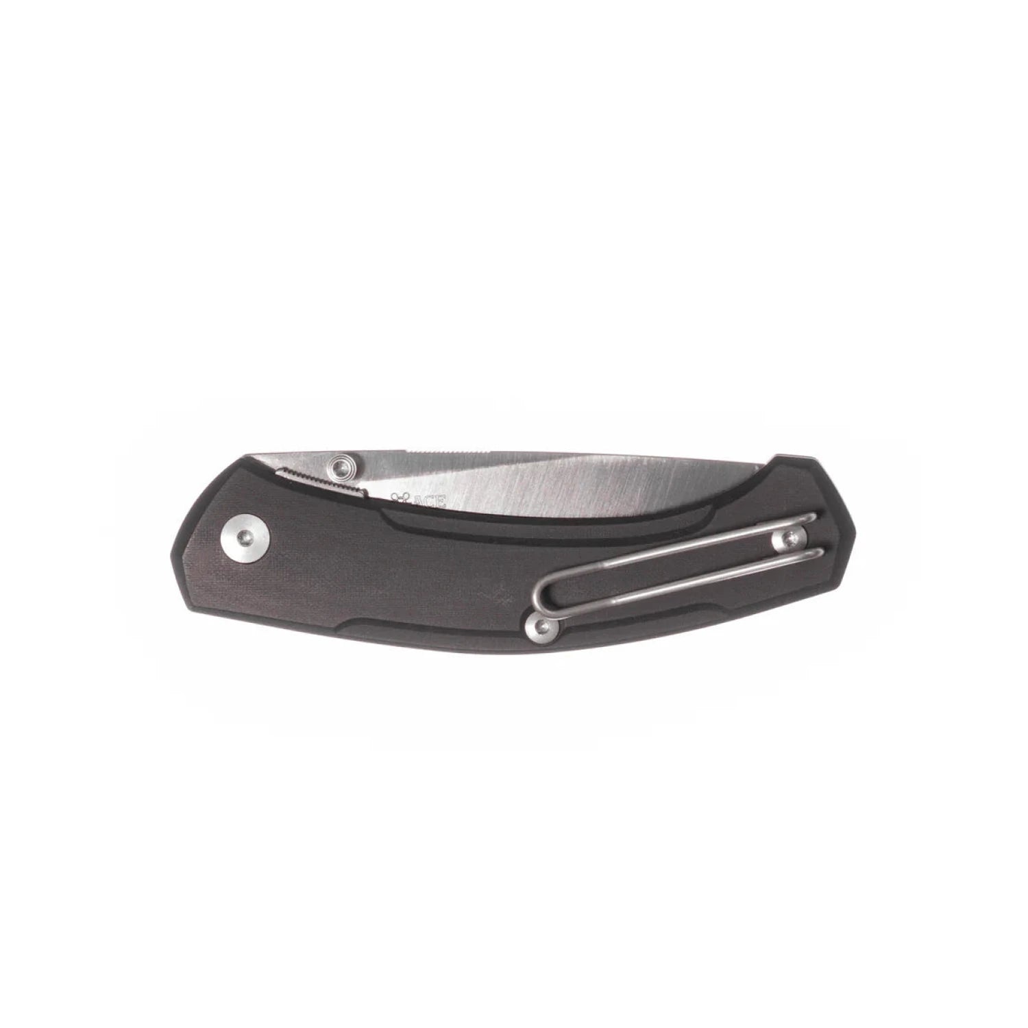 GiantMouse ACE Iona V2 in black linen, back folded view