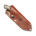 GiantMouse GMF1-XL in green canvas, front view with leather sheath