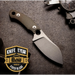 GiantMouse GMF1-XL in green canvas, front view 2024 knife of the year award