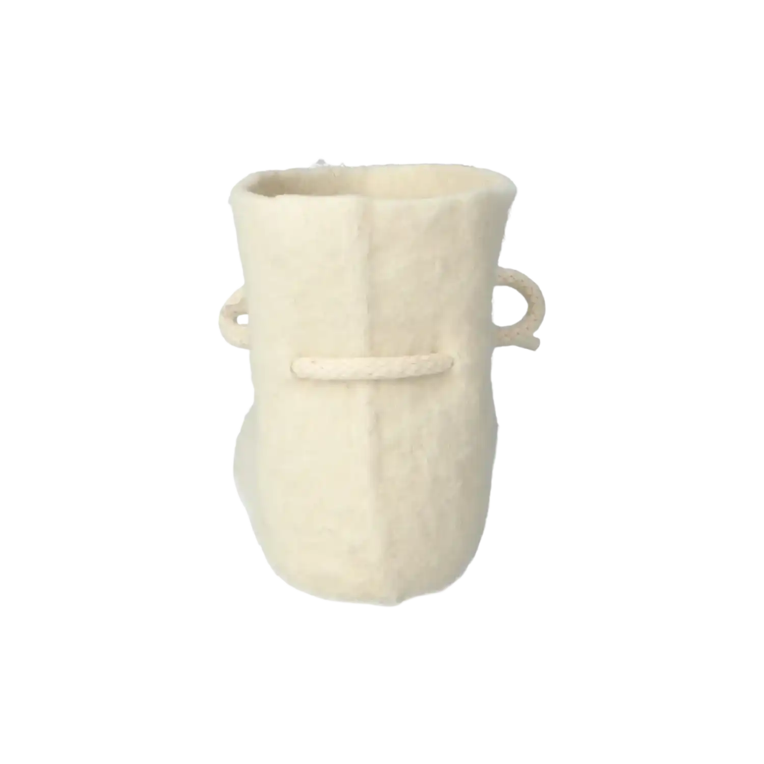 Glerups Baby Boots in White, back view