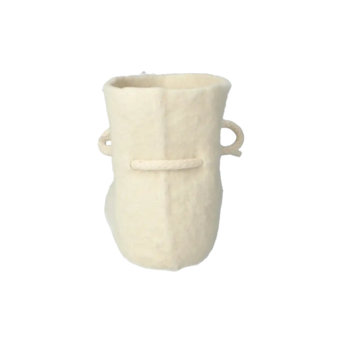 Glerups Baby Boots in White, back view