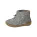 Glerups Kid's Leather Sole Boot in Grey, side view
