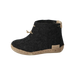 Glerups Kid's Leather Sole Boot in Charcoal, side view