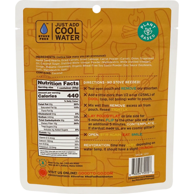 Carrot-Ginger Power Bowl, single back view