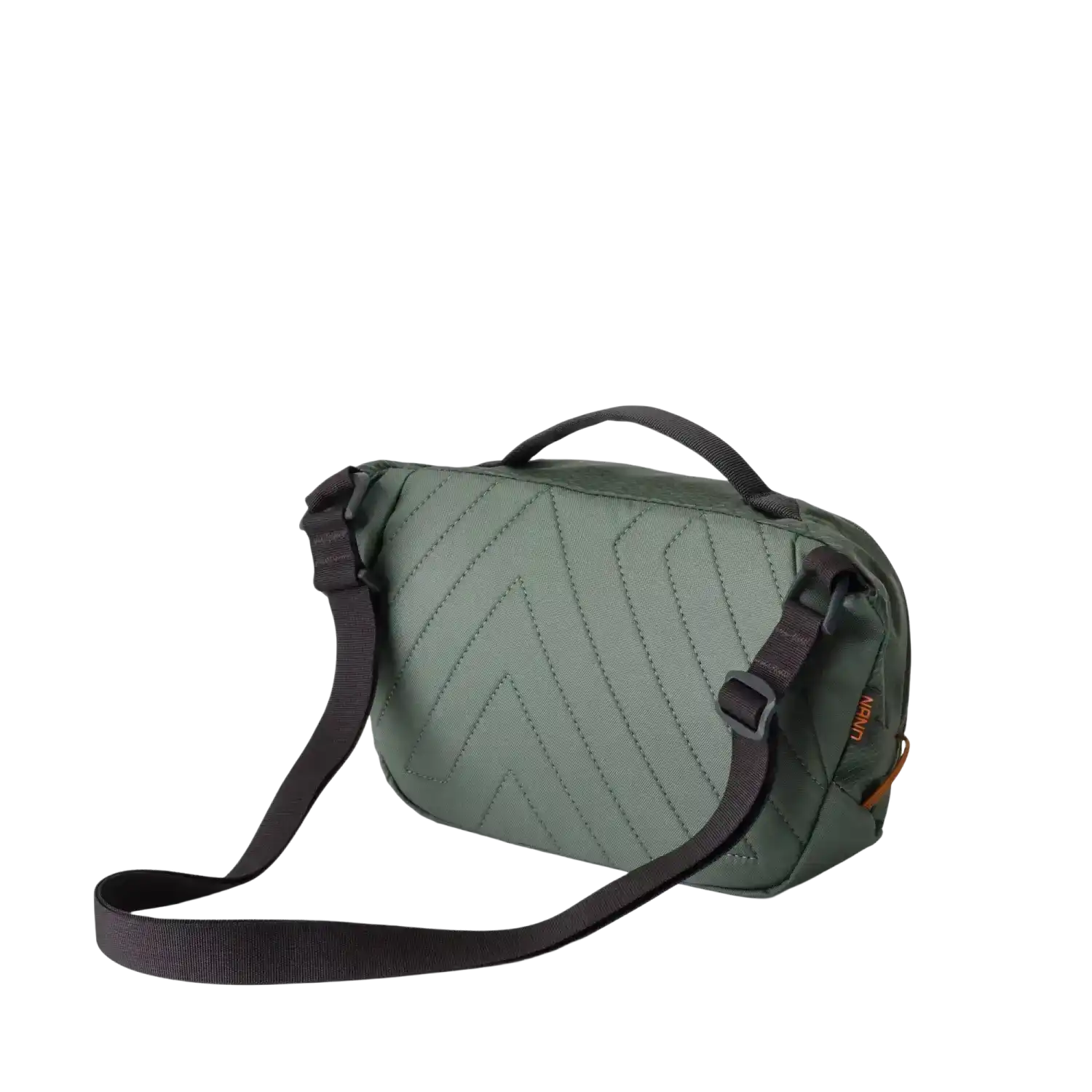 Gregory Pack Nano Shoulder Bag in Terrain green, back view 