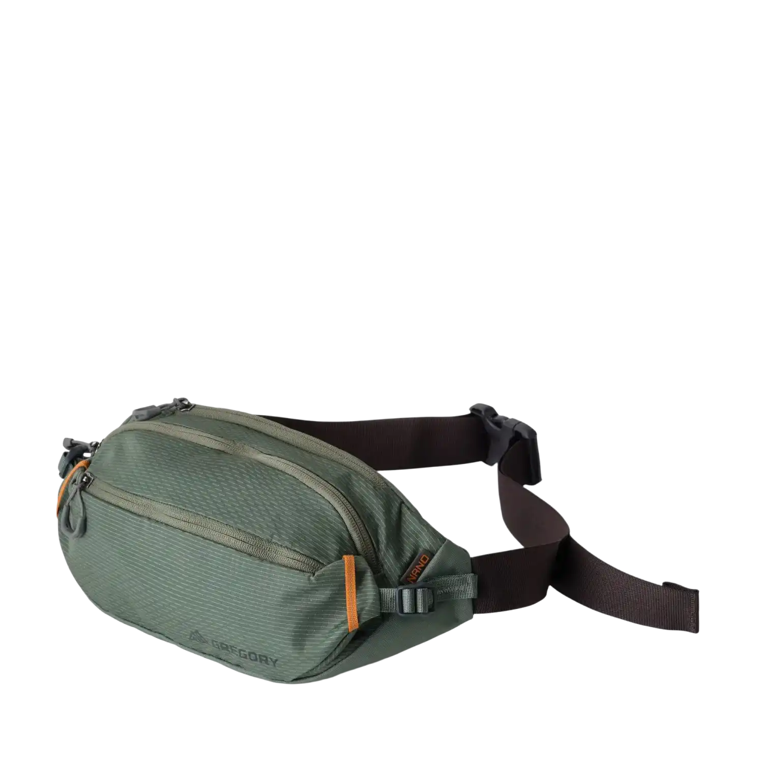 Gregory Packs Nano Waistpack in Terrain Green, front view 