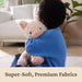 GUND Cozys™ Pig 10", view of child cuddling with stuffed animal