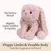Gund Cozys Bunny 10", front view with details