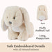 GUND Playful Pals: Clover™ Bunny 10" front and back view