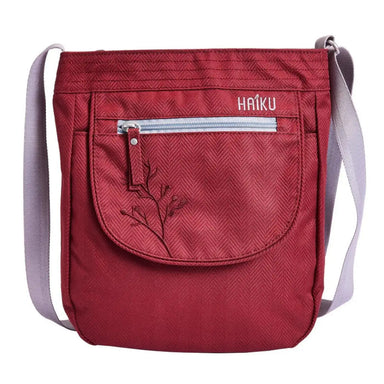 Haiku Jaunt Crossbody purse Rosewood, front view