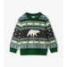 Hatley Boys Polar Bear Crew Neck Sweater, front view.