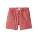 Hatley Boy's Nautical Chambray Woven Shorts shown in the Nautical Red color option. Front view.