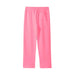 Hatley Girl's Pink Neon Track Pants. Back view.
