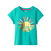 Hatley Girl's Sunny Days Graphic Tee shown in the Sunny Days graphic option. Front view
