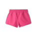 Hatley Girl's Pink Quick Dry Shorts shown in the Pink color option. Back view.