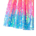 Hatley Girl's Happy Sparkly Sequin Tulle Skirt. Bottom view, sequin detail.