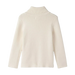 Hatley Girl's Cream Turtleneck, back view