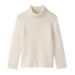 Hatley Girl's Cream Turtleneck, front view