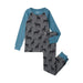Hatley K's Pajama Set, Charcoal Grey, front view