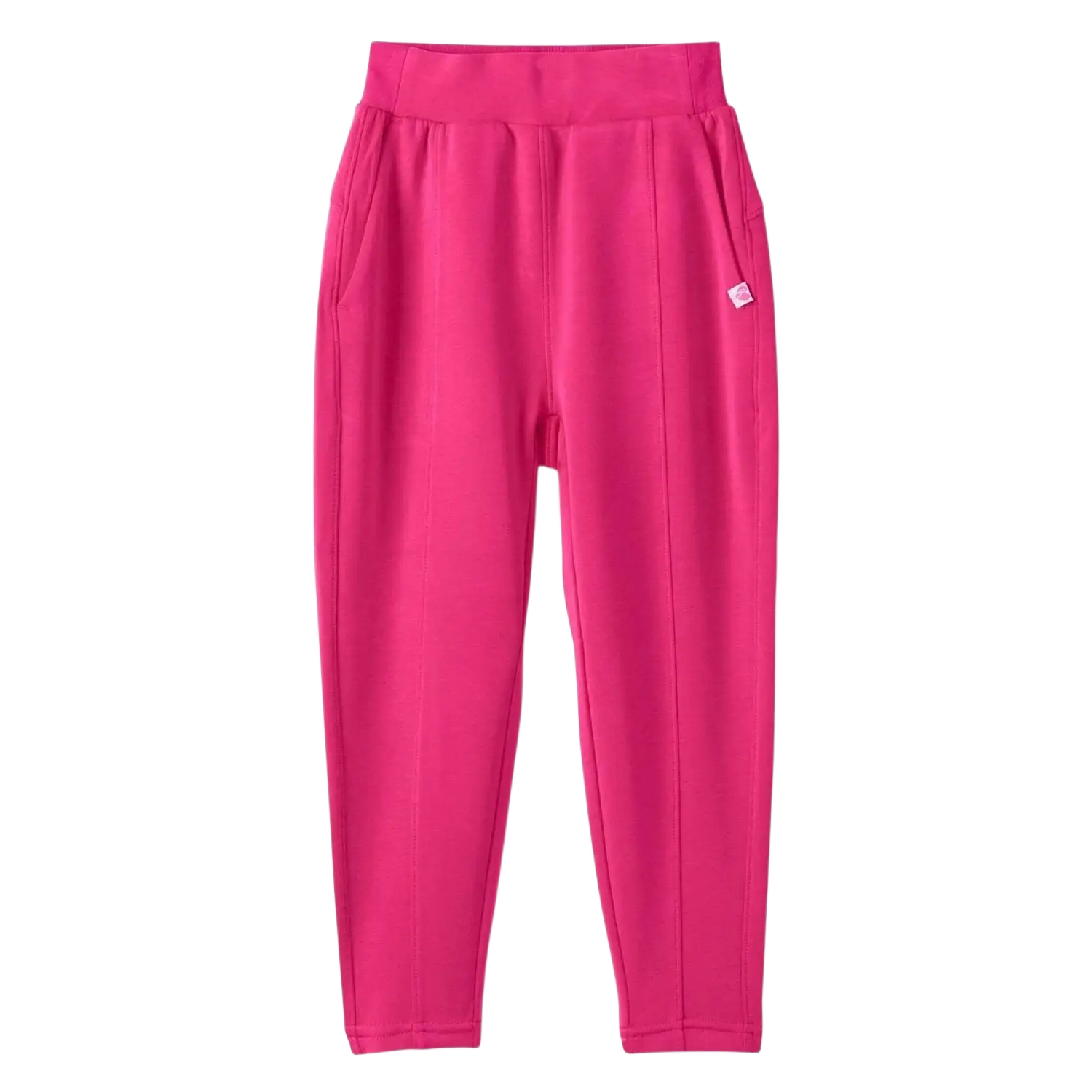 Hatley Girl's Pink Yarrow Athletic Jogger, Front view 