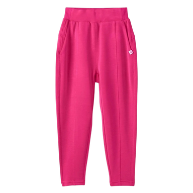 Hatley Girl's Pink Yarrow Athletic Jogger, Front view 