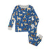 Hatley Kid's Cotton Pajama Set in classic dogs, flat front set