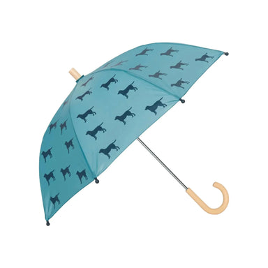 Hatley Kids Umbrella shown in the Puppy Dog print option. 