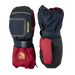 Hestra Baby Zip Long Mitt in dark navy & red, pair view