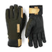 Hestra Ergo Grip Active Wool Terry Glove in dark forest & black, pair view