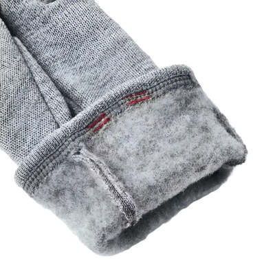Hestra Gravita Merino Glove Liner in grey, inside detail