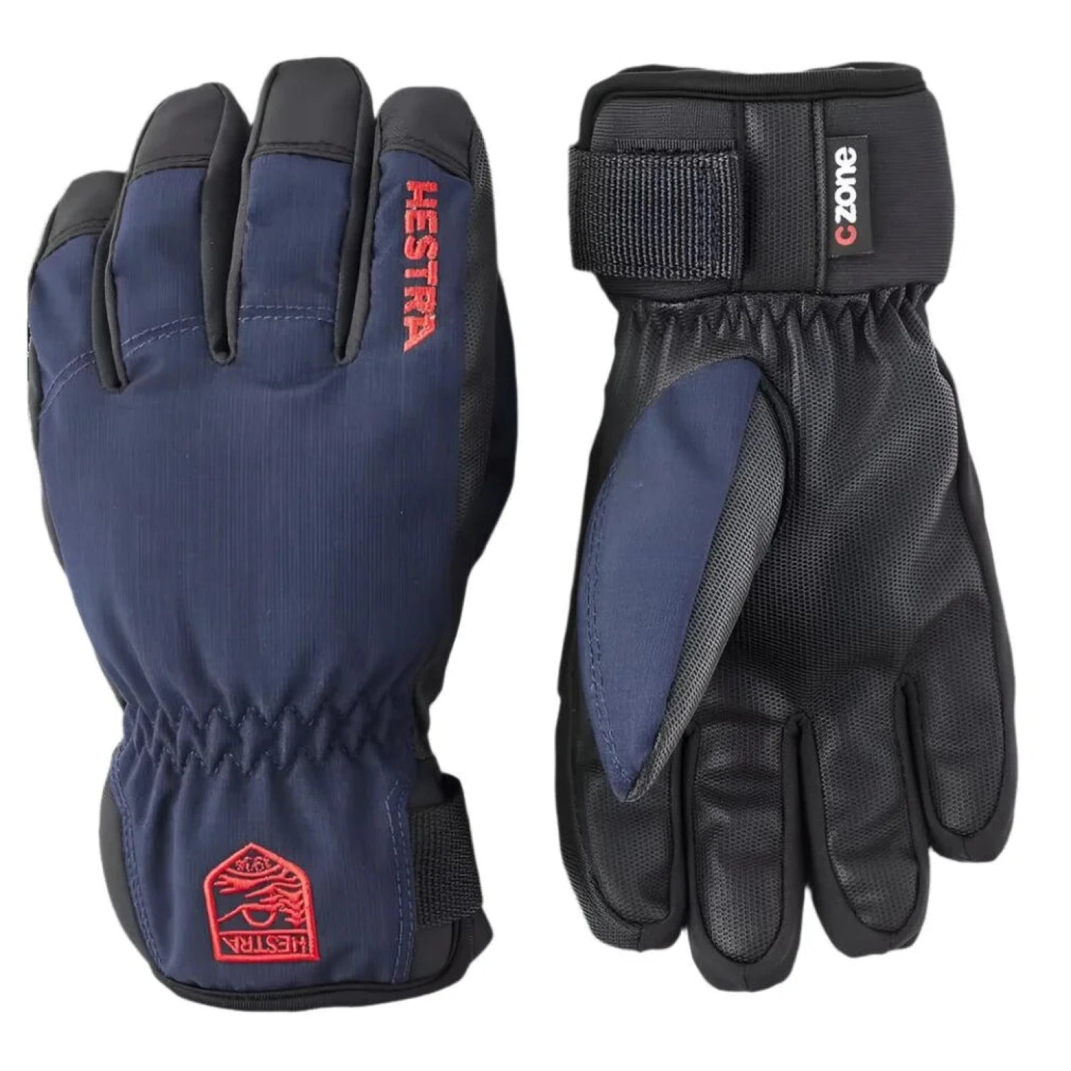 Hestra Kid's Ferox Primaloft Gloves shown in Navy.