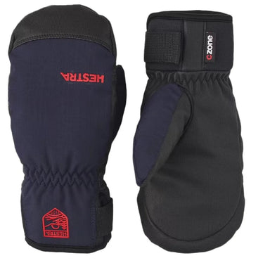 Hestra Kid's Ferox Primaloft Mitt shown in Navy.