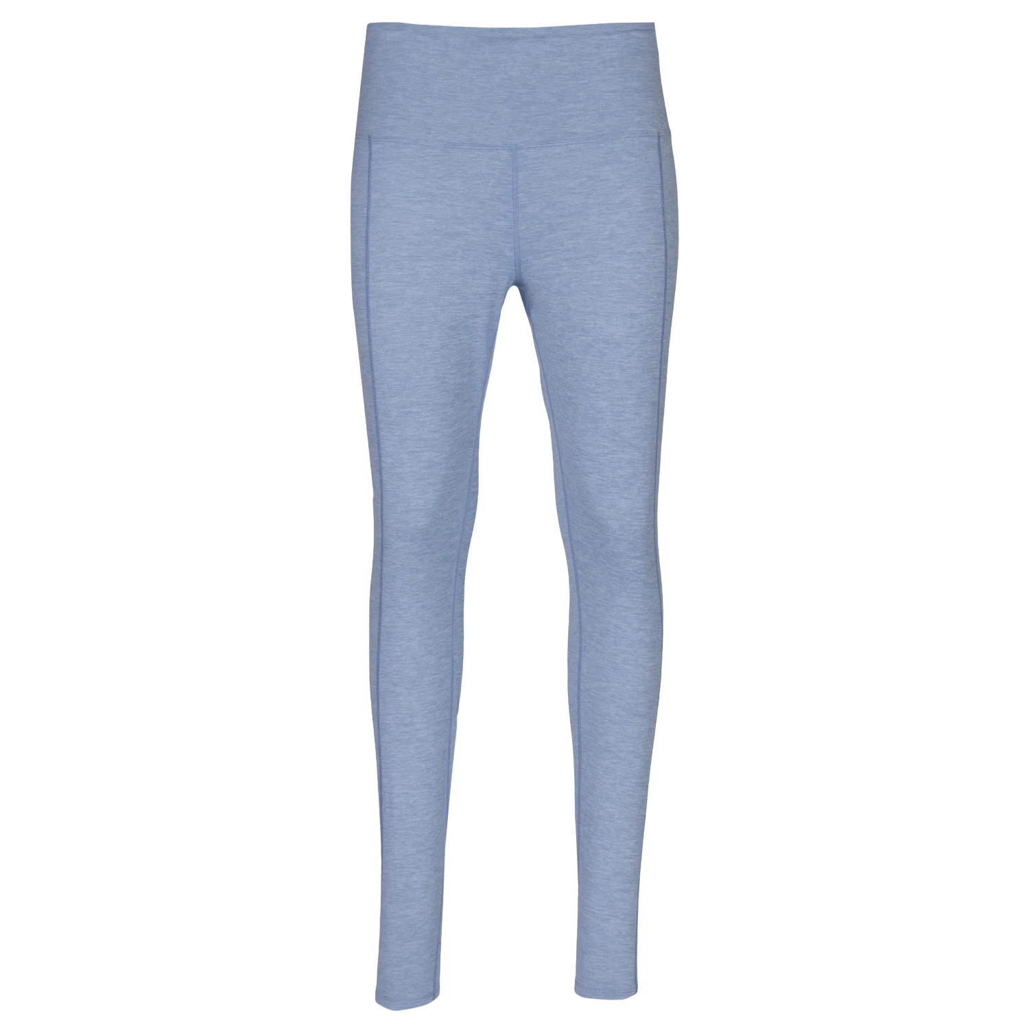 hot chillys womens clima tek tight in ashley blue heather front flat view