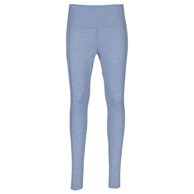 hot chillys womens clima tek tight in ashley blue heather front flat view