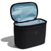 Hydroflask Insulated Lunch Bag 8L in surf, unzipped view