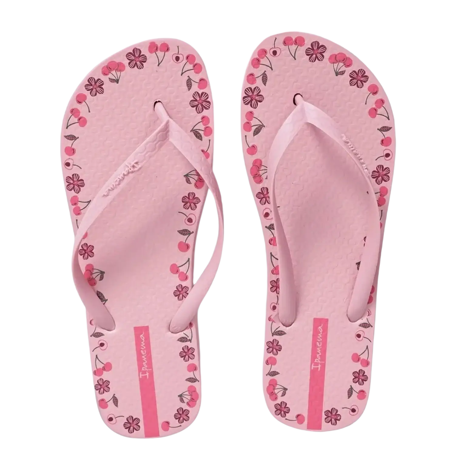 Ipanema Women's Day Fem Sandal in pink & floral, top view