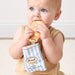Itzy Ritzy Baguette Teensy Crinkle Teether, lifestyle view