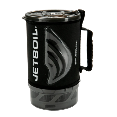 Jetboil Flash Cooking System - cooking cup shown in carbon color option. 