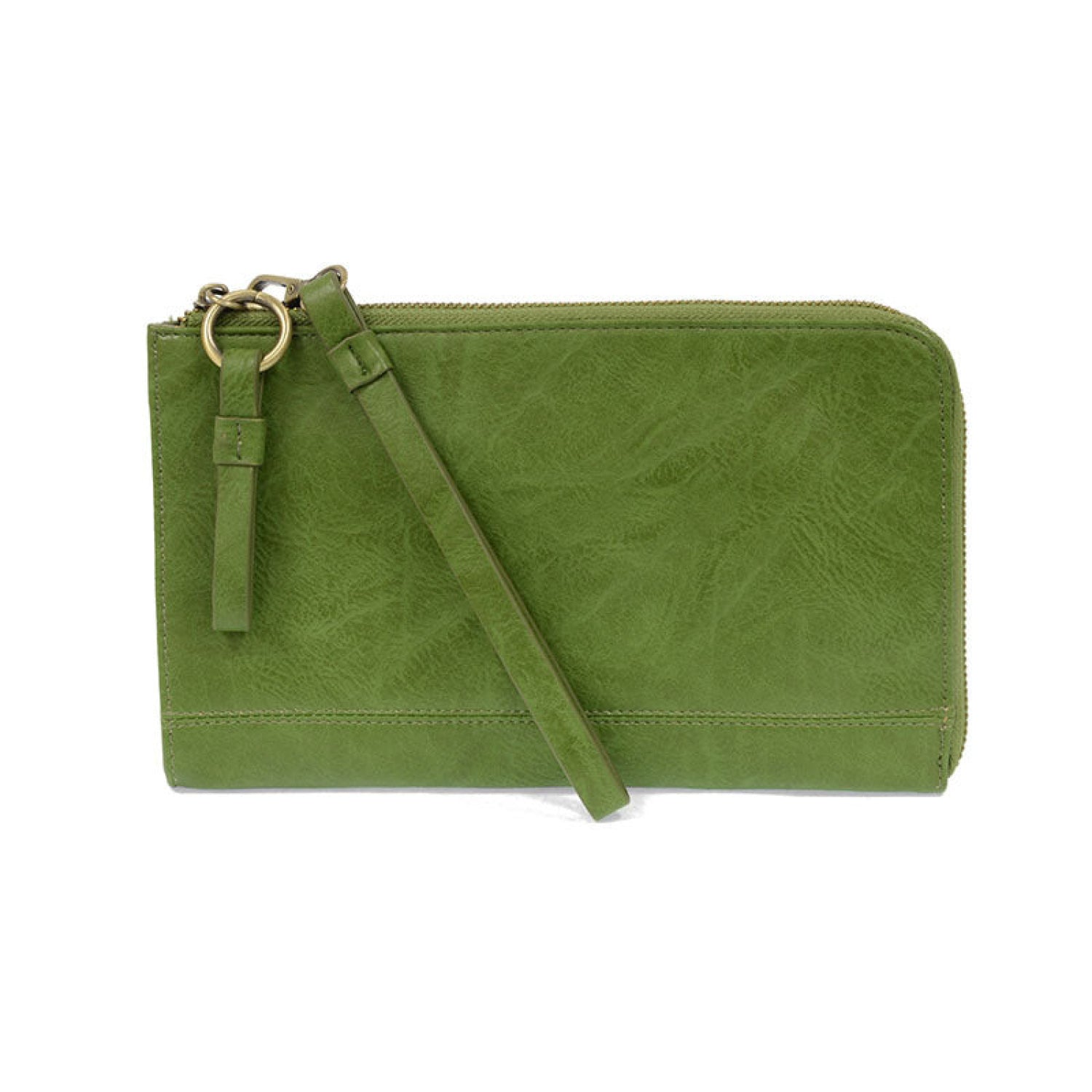 Joy Susan Karina Convertible Wristlet Forever Green Front