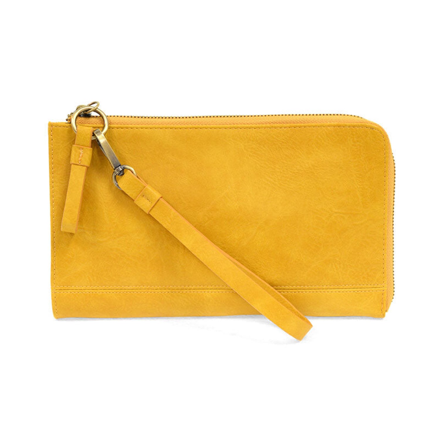 Joy Susan Karina Convertible Wristlet Mustard Front