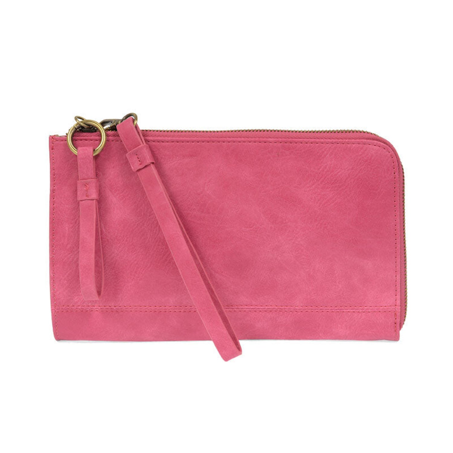 Joy Susan Karina Convertible Wristlet Vivid Pink Front