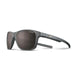 Julbo Cruiser Kids Sunglasses shown in Translucent Matte Black color option. Side view.