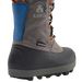 Kamik Kid's Cascade Winter Boot in light grey, back detail view